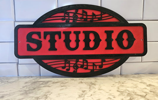Studio Room Sign